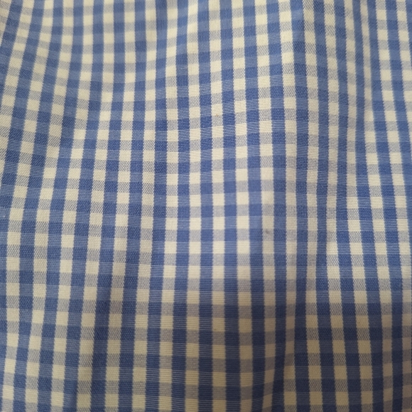 Eton Contemporary Fit Mens Blue/white Gingham. Button Down Size 40 15 3/4 - Picture 4 of 7